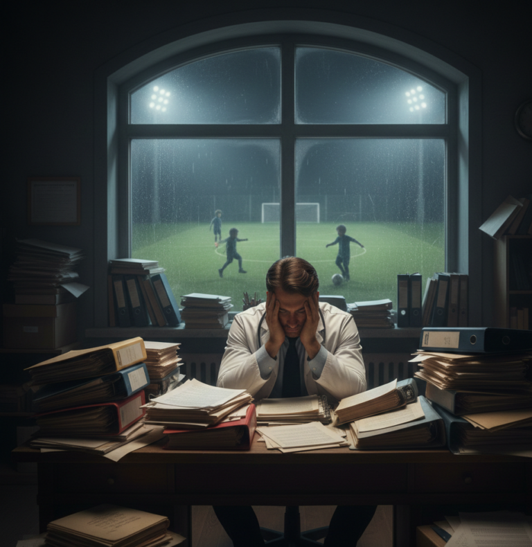 doctor-overwhelmed-by-work