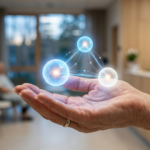 hand holding AI