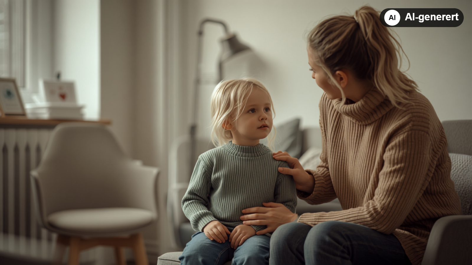 Barnelege i samtale med barn og forelder